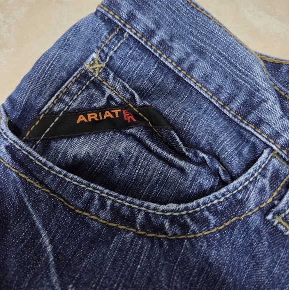 Mens Ariat FR M4 Low Rise Boot Denim Jeans - Picture 4 of 10